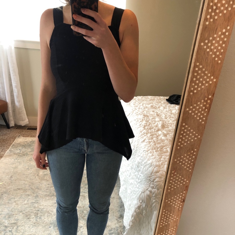 Anthropologie black tank!